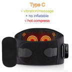 Heating Waist Massager Belts Vibration Inflatable Heated Pads Back Protector Waist Massage Relax Warmer